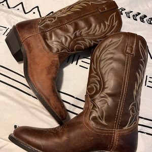 Low Heel Cowboy Boots